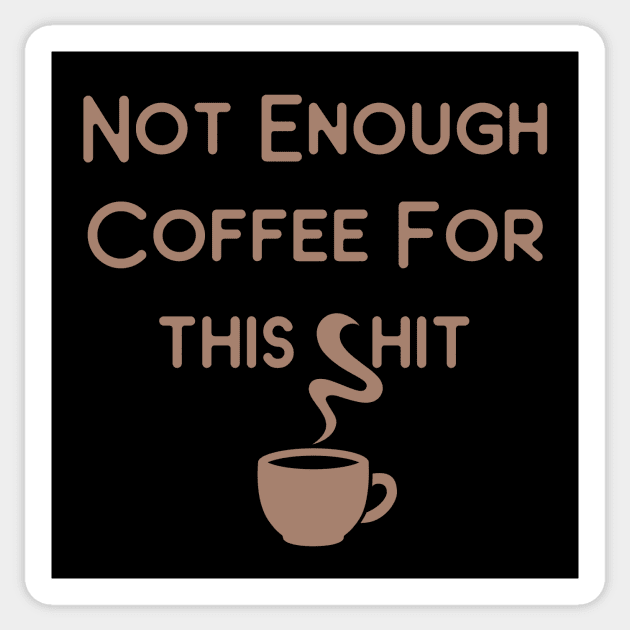Not Enough Coffee for This Cheeky Witch® Sticker by Cheeky Witch